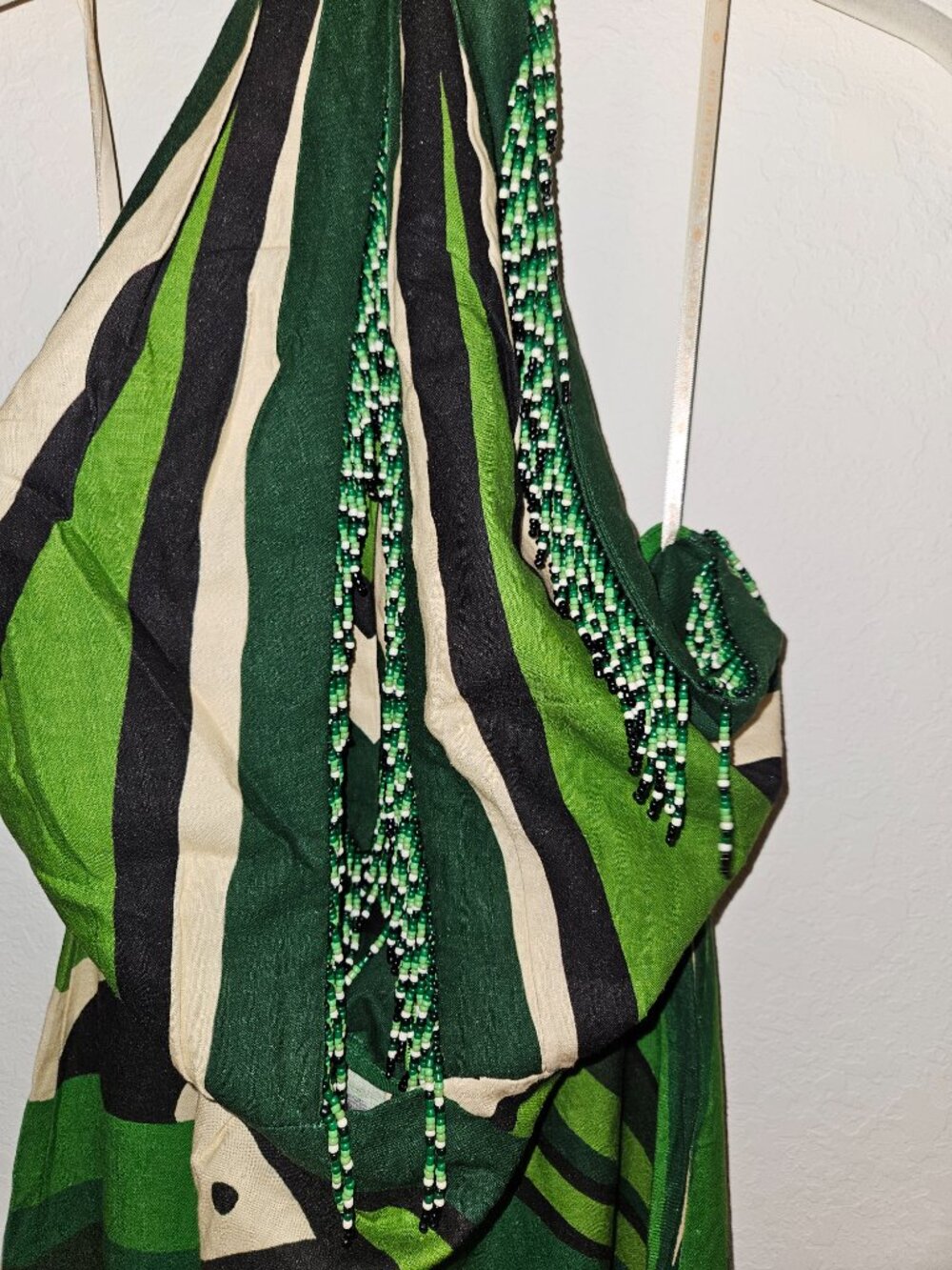 NWT M Farm Rio green toucan tree maxi dress RARE - Picture 10 of 14